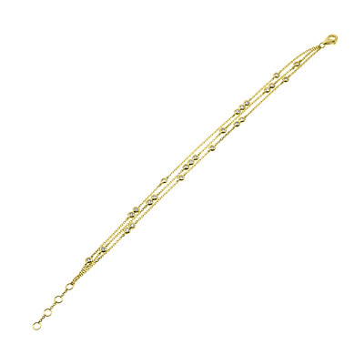 Gouden armband met I1 (H) Diamanten (CIRARI)