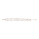Zilveren armband met Witte zoetwater kweekparels