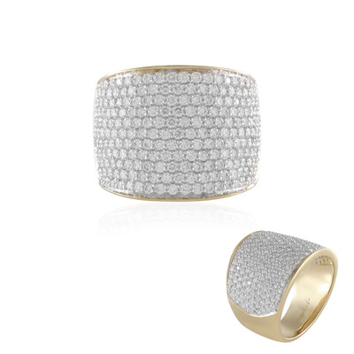 Gouden ring met SI2 (H) Diamanten (de Melo)