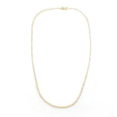 Gouden halsketting met Loepzuivere (F) Diamanten (LUCENT DIAMONDS)