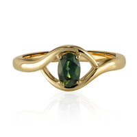 Gouden ring met een Groene Queensland Saffier (Mark Tremonti)