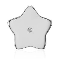 Zilveren aanhanger met Diamanten SI1 (G)