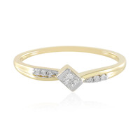 Gouden ring met een SI1 (H) Diamant
