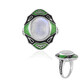 Zilveren ring met een regenboog maansteen (Adela Silber)