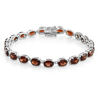 Zilveren armband met Mozambique granaten
