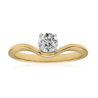 Gouden ring met een Diamant SI1 (G)