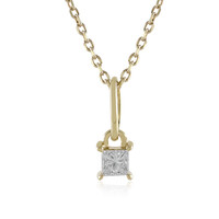 Gouden halsketting met een SI2 (H) Diamant