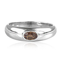 Zilveren ring met een kaneel zirkoon