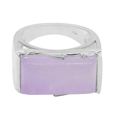Zilveren ring met een jade