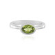 Zilveren ring met een peridoot (KM by Juwelo)