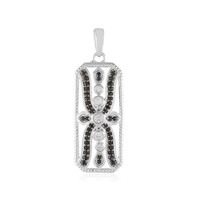 Zilveren hanger met een zirkoon