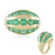 Gouden ring met Russische smaragden (de Melo)