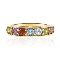 Zilveren ring met peridoots