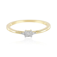 Gouden ring met een SI1 (H) Diamant