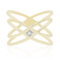 Gouden ring met een Diamant SI1 (G)