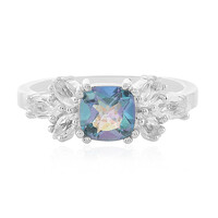 Zilveren ring met een Oceaan Kwarts