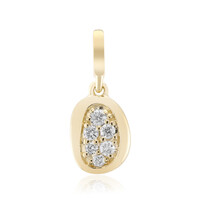 Gouden hanger met een Diamant SI1 (G)
