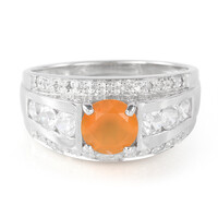 Zilveren ring met een carneool