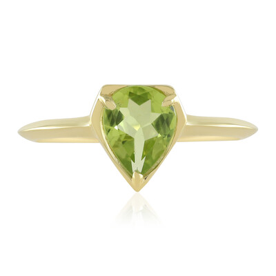 Zilveren ring met een peridoot