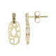 Gouden oorbellen met I2 Champagne Diamanten (Ornaments by de Melo)