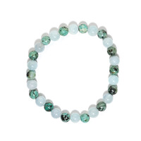 Armband met aquamarijnstenen