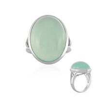 Zilveren ring met een Aqua Chalcedoon