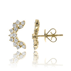 Gouden oorbellen met I1 (H) Diamanten (CIRARI)