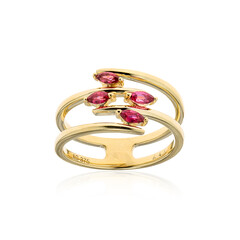 Gouden ring met Rode Burmese Spinellen (de Melo)