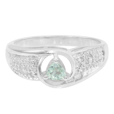 Zilveren ring met een toermalijn