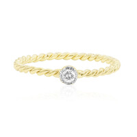 Gouden ring met een Diamant SI2 (G)