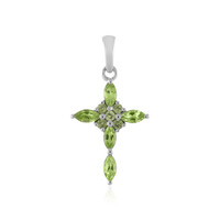 Zilveren hanger met Arizona-peridoots