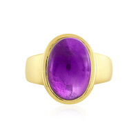 Zilveren ring met een Zambia-amethist