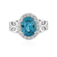 Zilveren ring met een Ratanakiri zirkoon