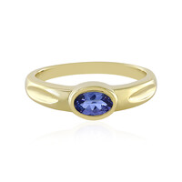 Gouden ring met een AAA tanzaniet