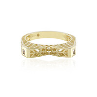 Gouden ring met I2 Champagne Diamanten (Ornaments by de Melo)