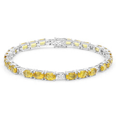 Zilveren armband met heliodoren