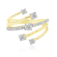 Gouden ring met een Diamant SI1 (G)