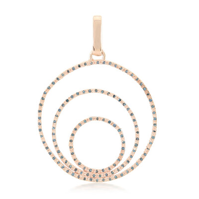 Zilveren hanger met Fancy diamanten