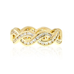 Gouden ring met Loepzuivere (F) Diamanten (LUCENT DIAMONDS)