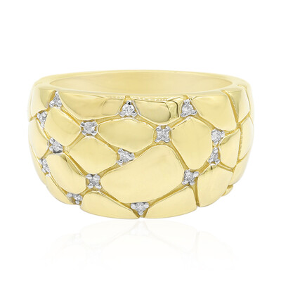 Zilveren ring met I1 (G) Diamanten (Annette)