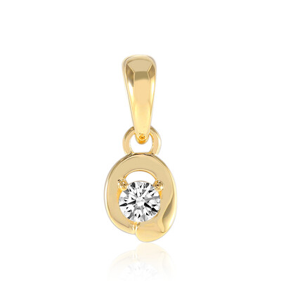 Gouden hanger met een VS1-Diamant (E) (adamantes [!])