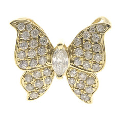 Gouden hanger met een SI1 (H) Diamant (CIRARI)