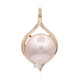 Zilveren hanger met een paarse Ming parel (TPC)