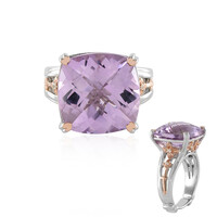 Zilveren ring met een lavendel amethist (Dallas Prince Designs)