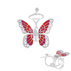 Zilveren ring met een Welo-opaal (Dallas Prince Designs)