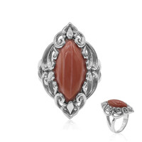 Zilveren ring met een Australische Roze Opaal (Art of Nature)