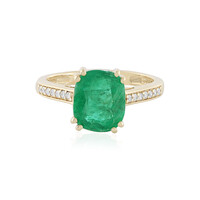 Gouden ring met een Russische smaragd (AMAYANI)