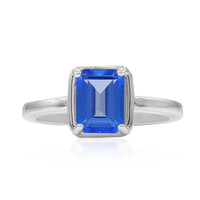 Zilveren ring met een Indigo blauwe topaas