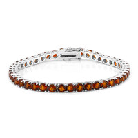 Zilveren armband met Madeira citrienstenen