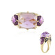 Zilveren ring met een lavendel amethist (Adela Silber)